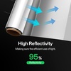 image:imageVIVOSUN Highly Reflective Mylar Film Roll 4FT x 100FT for Outdoor Grow Room Indoor Decoration Aluminum Paint Coated 2 Mil Silver100ft