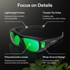 image:imageVIVOSUN Indoor Hydroponics LED Grow Room Glasses and 19Bulb High Intensity LED Green Light Grow Room Headlight