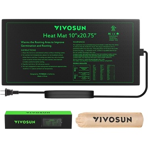 image:imageVIVOSUN Durable Waterproof Seedling Heat Mat 10 x 2075 UL amp METCertified Warm Hydroponic Heating Pad for Germination Indoor Gardening Greenhouse10x2075