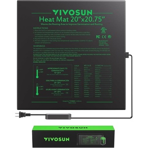 image:imageVIVOSUN Durable Waterproof Seedling Heat Mat 10 x 2075 UL amp METCertified Warm Hydroponic Heating Pad for Germination Indoor Gardening Greenhouse20x2075