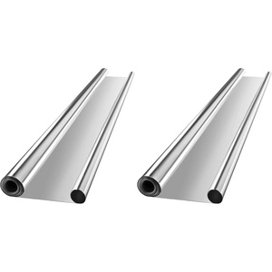 image:imageVIVOSUN Highly Reflective Mylar Film Roll 4FT x 100FT for Outdoor Grow Room Indoor Decoration Aluminum Paint Coated 2 Mil Silver100ft Pack of 2