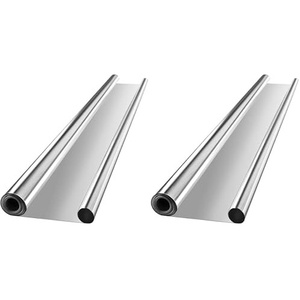 image:imageVIVOSUN Highly Reflective Mylar Film Roll 4FT x 100FT for Outdoor Grow Room Indoor Decoration Aluminum Paint Coated 2 Mil Silver50FT Pack of 2