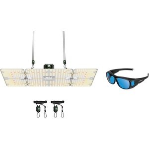 image:imageVIVOSUN VS2000 LED Grow Light and Indoor Hydroponics Anti UVA and UVB Grow Room Glasses Goggles with Glasses Case Blue
