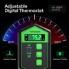 image:imageVIVOSUN 10x 2075 Seedling Heat Mat and Digital Thermostat Combo Set UL amp METCertified Warm Hydroponic Heating Pad for Germination Indoor Gardening Greenhouse20x2075