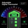 image:imageVIVOSUN 10x 2075 Seedling Heat Mat and Digital Thermostat Combo Set UL amp METCertified Warm Hydroponic Heating Pad for Germination Indoor Gardening Greenhouse48x2075