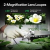 image:imageVIVOSUN 30X 60X Illuminated Jewelers Loupe Foldable Magnifier with LED Light for Jewelry Gems Watches Coins Stamps Antiques WhiteWhite