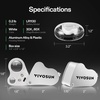 image:imageVIVOSUN 30X 60X Illuminated Jewelers Loupe Foldable Magnifier with LED Light for Jewelry Gems Watches Coins Stamps Antiques WhiteWhite