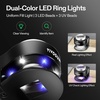 image:imageVIVOSUN 30X Rechargeable Loupe Magnifier with White LED Light and UV Light Portable Magnifying Glass with Optical Glass Lens amp Scale for Jewelry Textile Gems Stamps Coins and PlantsBlack