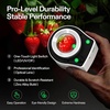 image:imageVIVOSUN 30X Rechargeable Loupe Magnifier with White LED Light and UV Light Portable Magnifying Glass with Optical Glass Lens amp Scale for Jewelry Textile Gems Stamps Coins and PlantsWhite