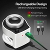image:imageVIVOSUN 30X Rechargeable Loupe Magnifier with White LED Light and UV Light Portable Magnifying Glass with Optical Glass Lens amp Scale for Jewelry Textile Gems Stamps Coins and PlantsWhite