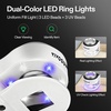 image:imageVIVOSUN 30X Rechargeable Loupe Magnifier with White LED Light and UV Light Portable Magnifying Glass with Optical Glass Lens amp Scale for Jewelry Textile Gems Stamps Coins and PlantsWhite