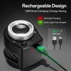 image:imageVIVOSUN 30X Rechargeable Loupe Magnifier with White LED Light and UV Light Portable Magnifying Glass with Optical Glass Lens amp Scale for Jewelry Textile Gems Stamps Coins and PlantsBlack