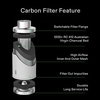 image:imageVIVOSUN 4 Inch Air Carbon Filter Smellines Control with Australia Virgin Charcoal for Inline Duct Fan Grow Tent Prefilter Included Reversible Flange 4 x 12Silver
