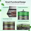 image:imageVIVOSUN 4Layer Mesh Drying Rack Hanging Design with Green Zippers for Dehydrating Indoor and Outdoor Pruning Shears Included2 Layer