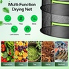 image:imageVIVOSUN 4Layer Mesh Drying Rack Hanging Design with Green Zippers for Dehydrating Indoor and Outdoor Pruning Shears Included2 Layer