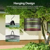 image:imageVIVOSUN 4Layer Mesh Drying Rack Hanging Design with Green Zippers for Dehydrating Indoor and Outdoor Pruning Shears Included2 Layer