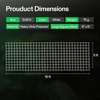 image:imageVIVOSUN 5 x 30 ft Plant Trellis Netting HeavyDuty Polyester Grow Net Garden Trellis Netting with Square Mesh for Climbing Plants Vegetables Fruits and Flowers 2Pack1