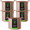 image:imageVIVOSUN 5Pack 10 Gallon Plant Grow Bags Heavy Duty Thickened Nonwoven Fabric Pots with HandlesTan