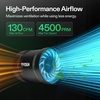 image:imageVIVOSUN 6 Inch Inline Duct Fan 240 CFM HVAC Exhaust Ventilation Fan with Low Noise for Basements Bathrooms Kitchens and Attics Silver4 Pro