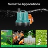 image:imageVIVOSUN 660GPH 40W Submersible Pump for Fish Tank Pond Aquarium Hydroponic Systems with 5ft Power Cord and 4 Nozzles Blue20W 260GPH