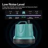 image:imageVIVOSUN 660GPH 40W Submersible Pump for Fish Tank Pond Aquarium Hydroponic Systems with 5ft Power Cord and 4 Nozzles Blue40W 660GPH