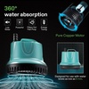 image:imageVIVOSUN 660GPH 40W Submersible Pump for Fish Tank Pond Aquarium Hydroponic Systems with 5ft Power Cord and 4 Nozzles Blue60W 850GPH