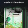 image:imageVIVOSUN AeroWave E6 Gen2 Grow Tent Clip Fan 6 EC Motor Smart Control Powerful Oscillating Fan Local Timer Weatherproof IP54 for Hydroponics Circulation Cooling Black2
