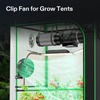 image:imageVIVOSUN AeroWave E6 Gen2 Grow Tent Clip Fan 6 EC Motor Smart Control Powerful Oscillating Fan Local Timer Weatherproof IP54 for Hydroponics Circulation Cooling Black9 Clip Fan2 Pack