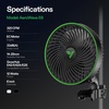 image:imageVIVOSUN AeroWave E6 Gen2 Grow Tent Clip Fan 6 EC Motor Smart Control Powerful Oscillating Fan Local Timer Weatherproof IP54 for Hydroponics Circulation Cooling Black2