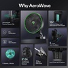image:imageVIVOSUN AeroWave E6 Gen2 Grow Tent Clip Fan 6 EC Motor Smart Control Powerful Oscillating Fan Local Timer Weatherproof IP54 for Hydroponics Circulation Cooling Black1