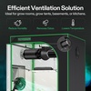 image:imageVIVOSUN D4 4 Inch 195 CFM Inline Duct Ventilation Fan HVAC Vent Blower for Grow Tent Attic Basements or Kitchen Hydroponics Exhaust Booster FanAdjustable Speed