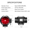 image:imageVIVOSUN R4 4 Inline Duct Ventilation Fan amp Speed Controller Workshop 190 CFM Fan for HVAC Vent Booster Fan for Grow Tents Basements Bathrooms Kitchens Attics and 3D Printer6 Basic