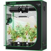image:imageVIVOSUN S538 5x2 Grow Tent 60x32x80 High Reflective Mylar Growing Tents 2x5 with Observation Window and Floor Tray for Hydroponics Indoor Plant for VS2000VSF4300Black