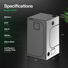 image:imageVIVOSUN S538 5x2 Grow Tent 60x32x80 High Reflective Mylar Growing Tents 2x5 with Observation Window and Floor Tray for Hydroponics Indoor Plant for VS2000VSF4300Gray