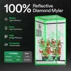 image:imageVIVOSUN S538 5x2 Grow Tent 60x32x80 High Reflective Mylar Growing Tents 2x5 with Observation Window and Floor Tray for Hydroponics Indoor Plant for VS2000VSF4300Black