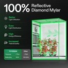 image:imageVIVOSUN S538 5x2 Grow Tent 60x32x80 High Reflective Mylar Growing Tents 2x5 with Observation Window and Floor Tray for Hydroponics Indoor Plant for VS2000VSF4300Black