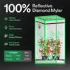 image:imageVIVOSUN S538 5x2 Grow Tent 60x32x80 High Reflective Mylar Growing Tents 2x5 with Observation Window and Floor Tray for Hydroponics Indoor Plant for VS2000VSF4300Black