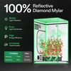 image:imageVIVOSUN S538 5x2 Grow Tent 60x32x80 High Reflective Mylar Growing Tents 2x5 with Observation Window and Floor Tray for Hydroponics Indoor Plant for VS2000VSF4300Black
