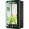 image:imageVIVOSUN S538 5x2 Grow Tent 60x32x80 High Reflective Mylar Growing Tents 2x5 with Observation Window and Floor Tray for Hydroponics Indoor Plant for VS2000VSF4300Black