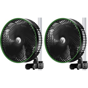 image:imageVIVOSUN AeroWave E6 Gen2 Grow Tent Clip Fan 6 EC Motor Smart Control Powerful Oscillating Fan Local Timer Weatherproof IP54 for Hydroponics Circulation Cooling Black9 Clip Fan2 Pack