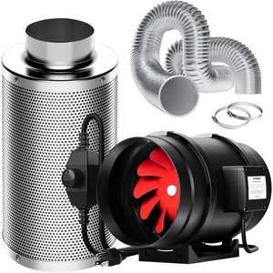 image:imageVIVOSUN R4 4 Inline Duct Ventilation Fan amp Speed Controller Workshop 190 CFM Fan for HVAC Vent Booster Fan for Grow Tents Basements Bathrooms Kitchens Attics and 3D Printer8 Combo