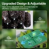 image:imageVIVOSUN 12Pack Seed Starter Trays 144Cell Seed Starter Kit with Humidity Dome Flat Reusable Plant Germination Trays with Drain Hole Green Propagation Tray for Planting Seeds6Pack 72Cell