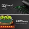 image:imageVIVOSUN 12Pack Seed Starter Trays 144Cell Seed Starter Kit with Humidity Dome Flat Reusable Plant Germination Trays with Drain Hole Green Propagation Tray for Planting Seeds6Pack 72Cell