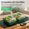 image:imageVIVOSUN 12Pack Seed Starter Trays 144Cell Seed Starter Kit with Humidity Dome Flat Reusable Plant Germination Trays with Drain Hole Green Propagation Tray for Planting Seeds6Pack 72Cell