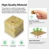 image:imageVIVOSUN 16 Inch Rockwool Cubes Grow Cubes for Hydroponics Cuttings Cloning Plant Propagation Seed Startling 8 Sheets 224 Plugs1628 Plugs