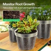 image:imageVIVOSUN 40 Packs 3456 Inch Clear Nursery Pots with Drainage Holes Reinforced Plastic Seedling Pots for Plants Flowers Cuttings and Succulents 40 pcs Plant Labels456 Inch