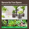 image:imageVIVOSUN 40 Packs 3456 Inch Clear Nursery Pots with Drainage Holes Reinforced Plastic Seedling Pots for Plants Flowers Cuttings and Succulents 40 pcs Plant Labels3456 Inch Pack of 2