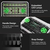 image:imageVIVOSUN 6Pack Seed Starter Trays 240Cell Seed Starter Kit with 2 Set of LED Lights 36 Higher Cover Adjustable Vents Drainage Holes Green Propagation Tray for Planting Seed 40 Cells x 6 Packs6Pack 240Cell