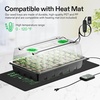 image:imageVIVOSUN 6Pack Seed Starter Trays 240Cell Seed Starter Kit with 2 Set of LED Lights 36 Higher Cover Adjustable Vents Drainage Holes Green Propagation Tray for Planting Seed 40 Cells x 6 Packs6Pack 240Cell