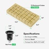 image:imageVIVOSUN 72 Rockwool Cubes amp Net Pots Set for Hydroponics 12 x 12 x 16 Cubes 72 Plugs amp 72 2 Net Cups for Hydroponic Growing SeedStarting Cloning Tower Gardens172 Plugs72 Net Pots Pack of 2